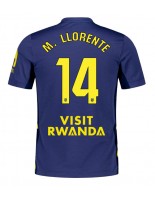 Atletico Madrid Marcos Llorente #14 Vieraspaita 2025-26 Lyhythihainen